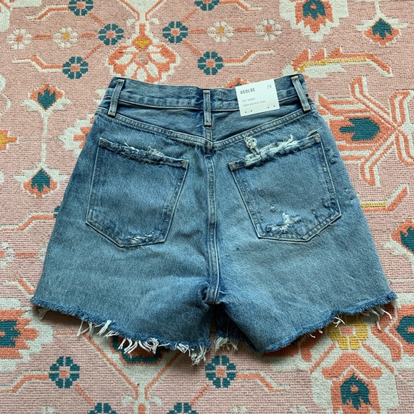 AGOLDE Dee Super High Rise Short in Ricochet - Picture 13 of 13